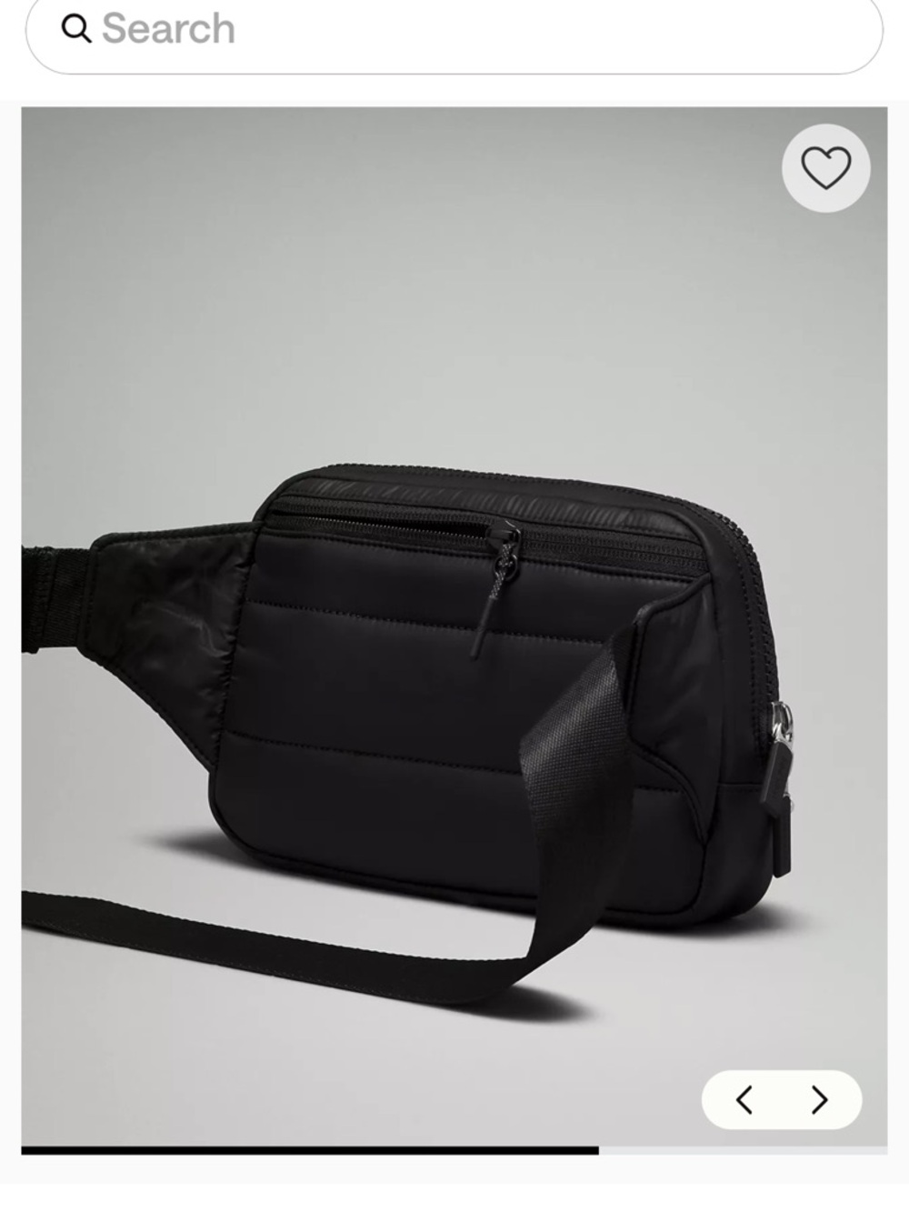 EUC lululemon Everywhere Belt Bag Large *Wunder Puff in black style LU9BH0S - Picture 11 of 13